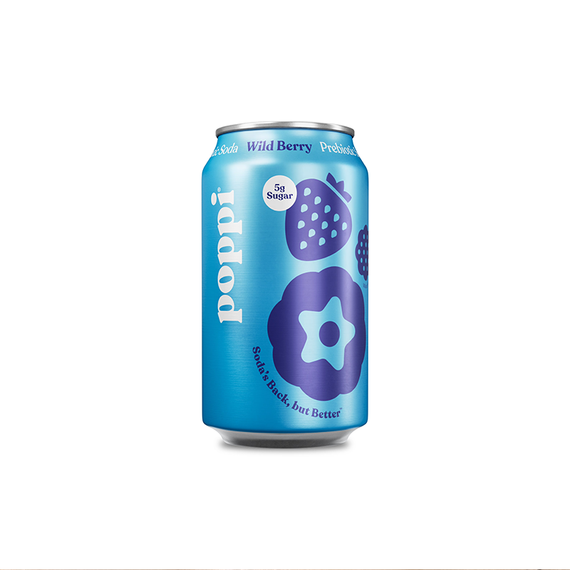 43 Poppi Wild Berry 12fl.oz - Image 1