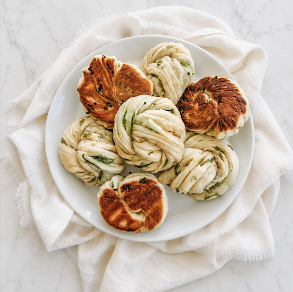 836(3) Chinese Flower Bun (5 pcs) - Image 1