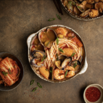 Jjamppong Spicy Seafood Noodle Soup