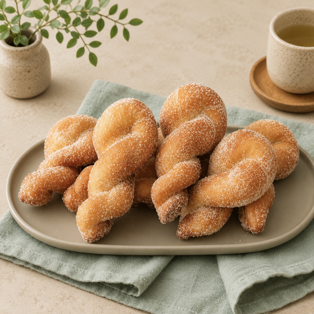 027 Castella Twist Donut - Image 1