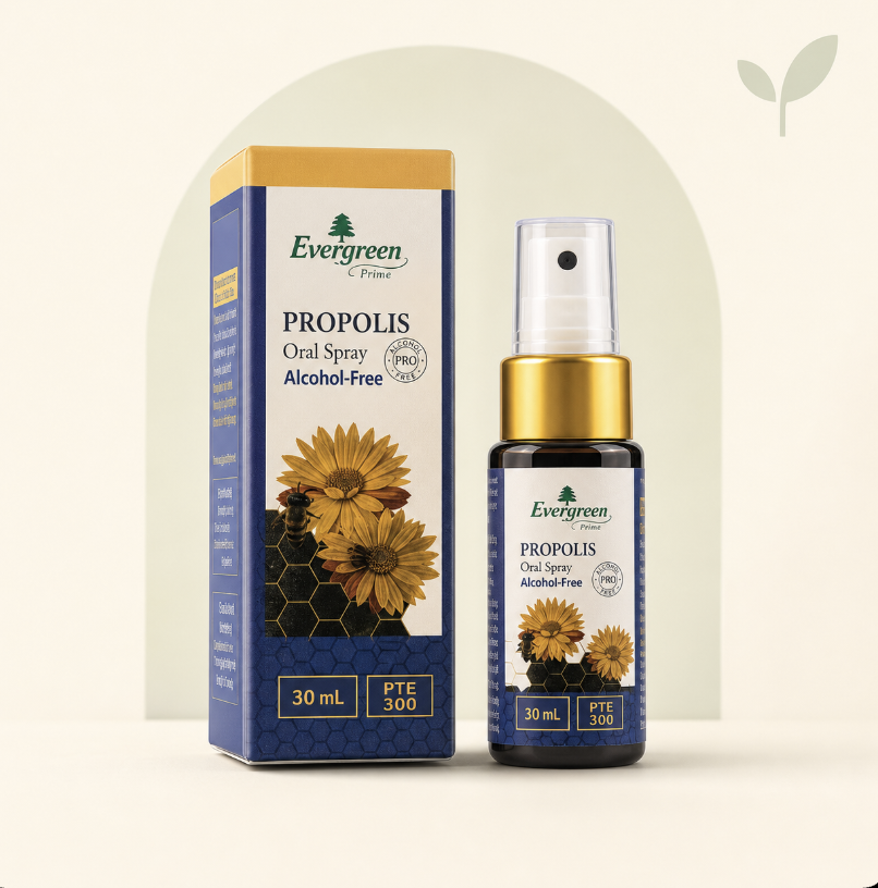 Evergreen Propolis Liquid Alcohol-Free 30 mL 에버그린 무알코올 프로폴리스 리퀴드 30mL - Image 1