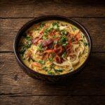 [아비꼬] 베이컨 시금치 카레 우동