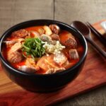 [탐라순대] 얼큰순대국 (기본: 순대+고기)